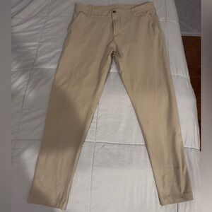 Khaki Lululemon Pants - waist 34